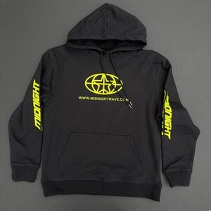 Midnight Studios Rave Shane Gonzales Black Hoodie Star Logo Sweatshirt Large